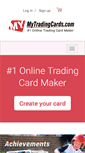 Mobile Screenshot of beta.mytradingcards.com