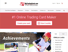 Tablet Screenshot of beta.mytradingcards.com